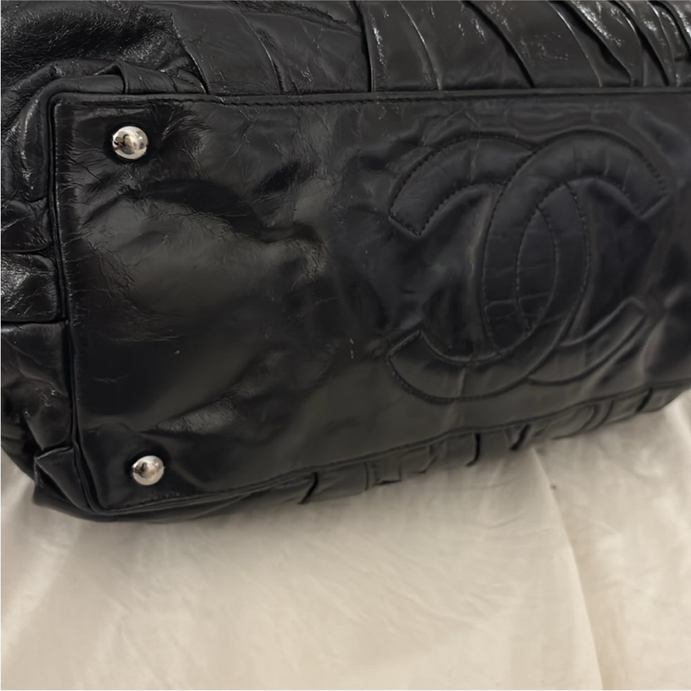 Chanel CC Glazed Twisted Tote/ Shoulder Bag - Picture 12 of 13